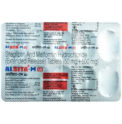 alsita m 50mg tablet 10's